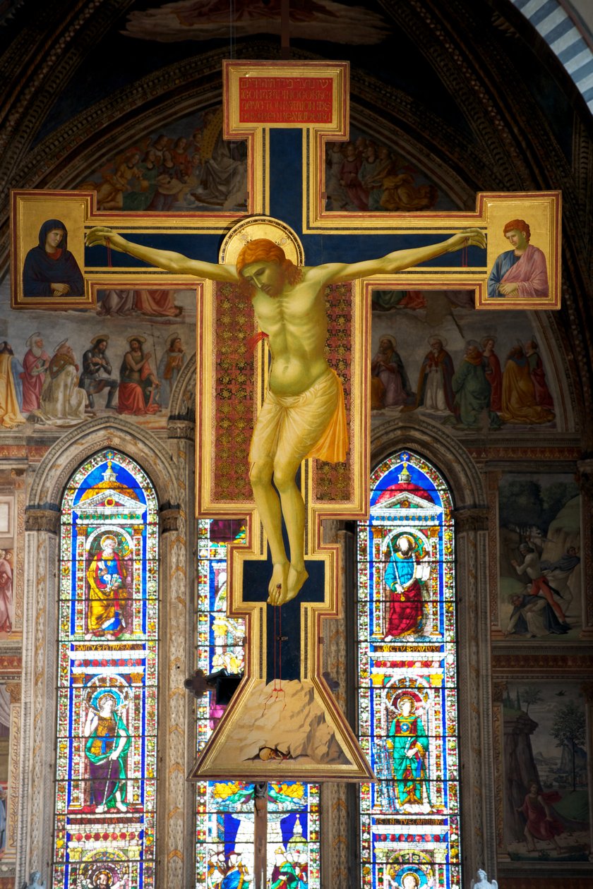 Ristiinnaulitseminen, n. 1288-1289 (tempera paneelissa) tekijältä Giotto di Bondone