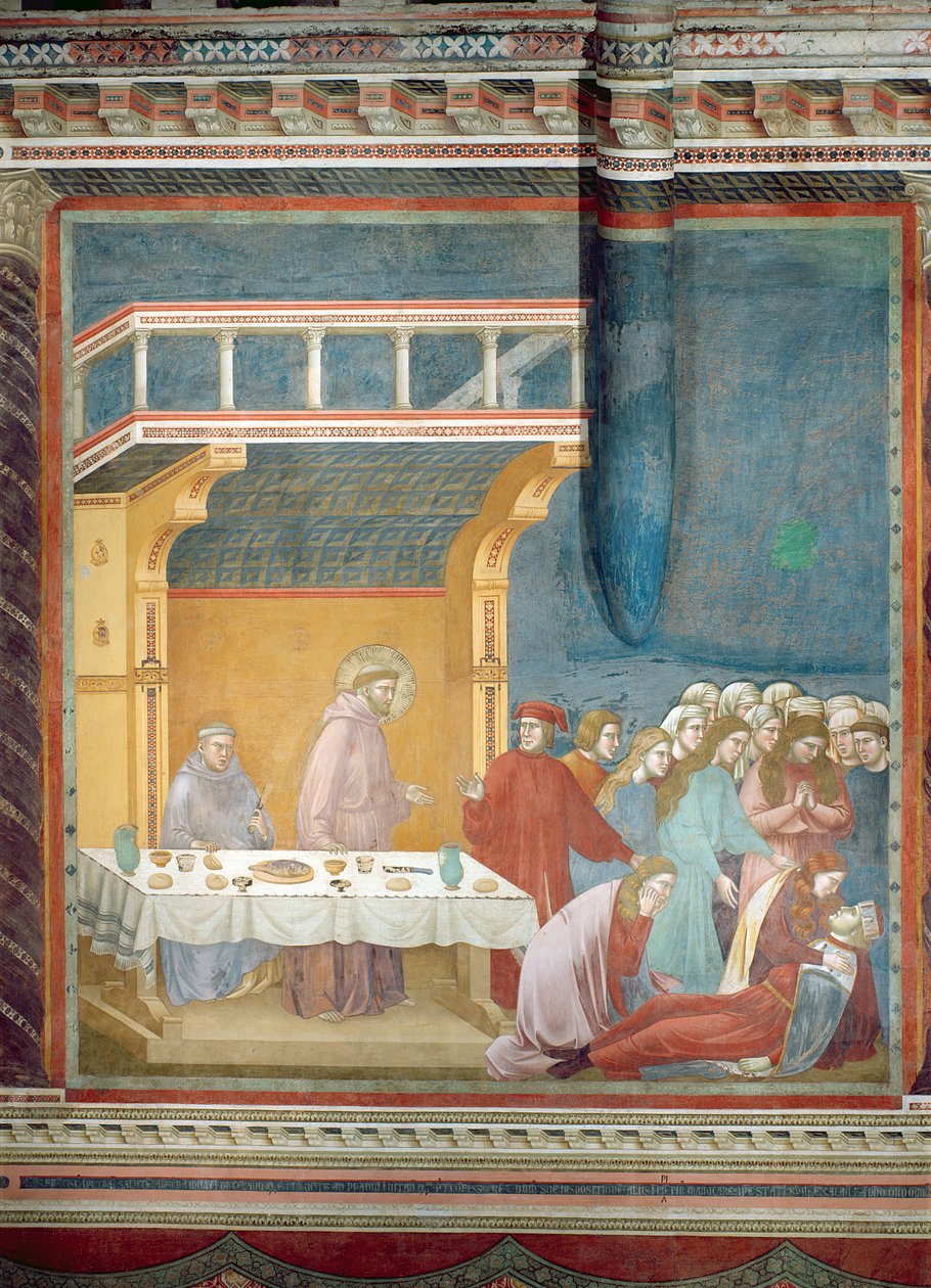 Celanon ritarin kuolema, 1297-1300 tekijältä Giotto di Bondone
