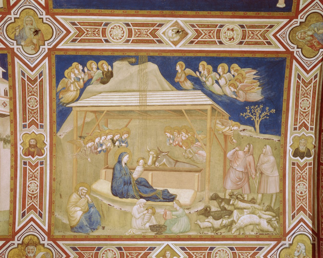 Syntymä tekijältä Giotto di Bondone