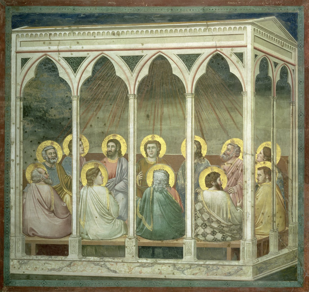 Helluntai, noin 1305 tekijältä Giotto di Bondone