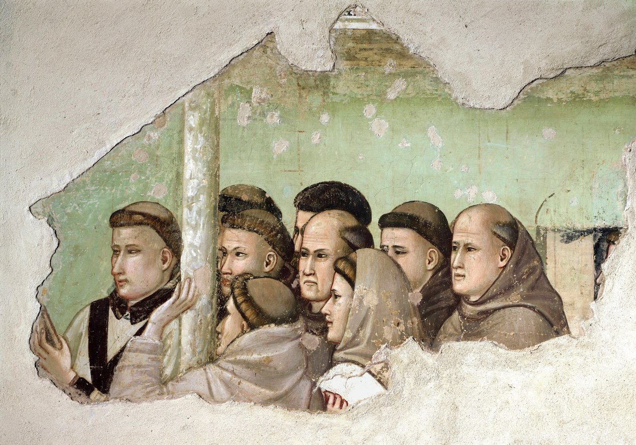 Veli Augustinuksen kuolema tekijältä Giotto (c.1266 1337)