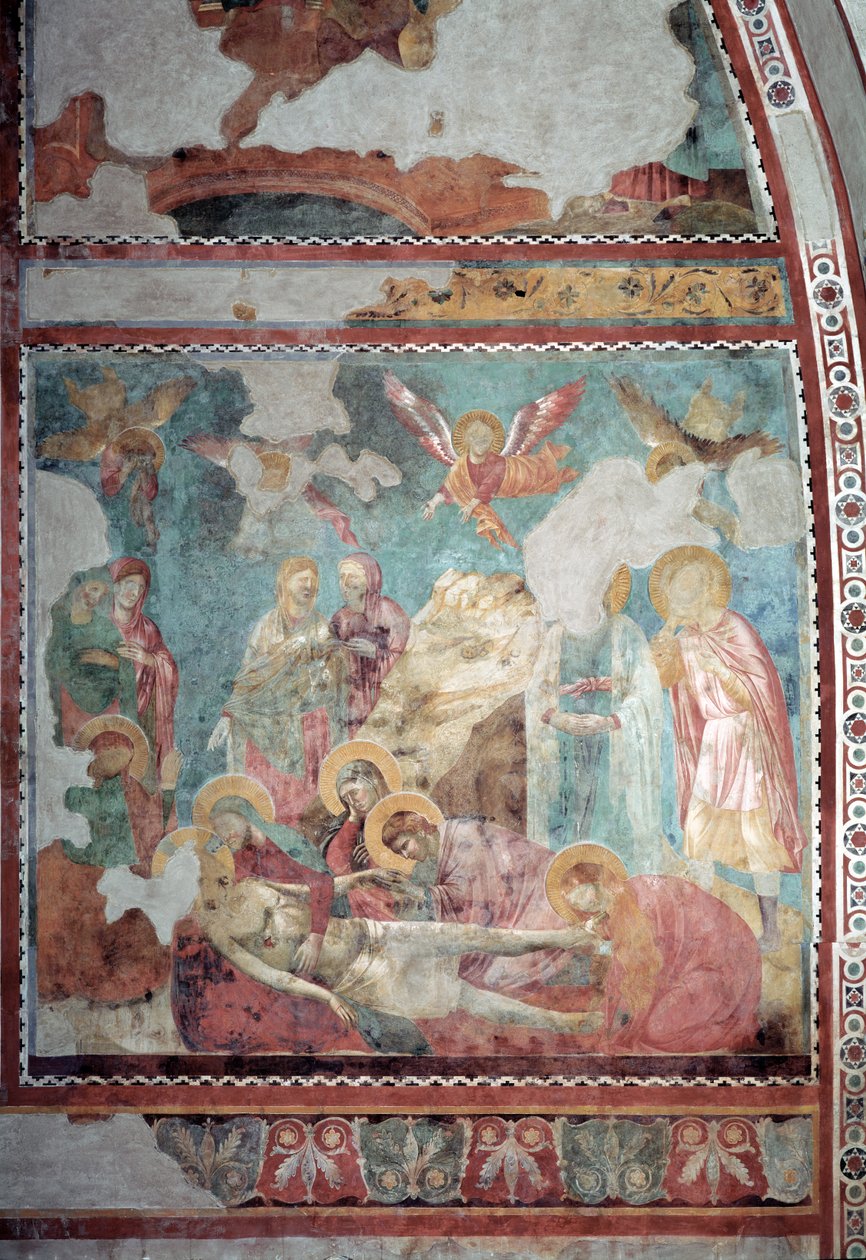 Kristuksen valitus, noin 1290-99 (fresko). tekijältä Giotto (c.1266-1337)