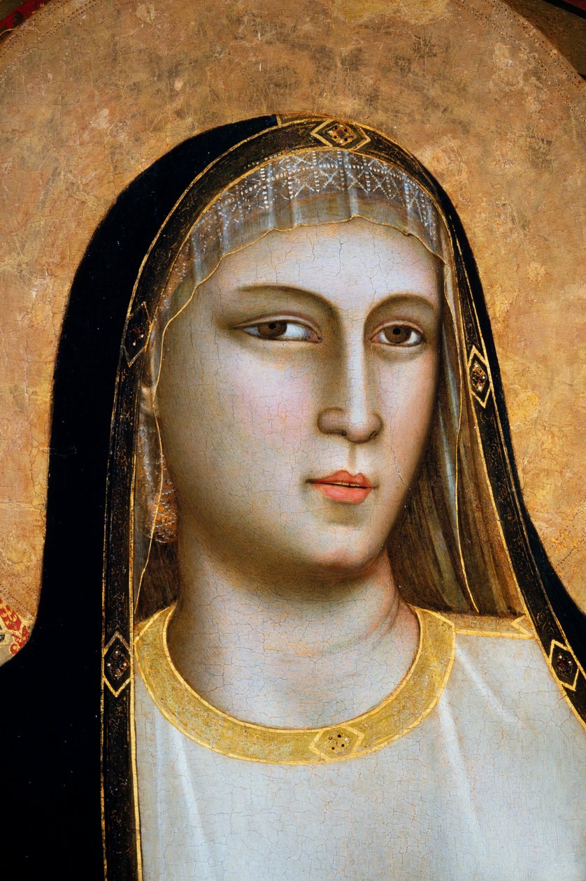 Madonna di Ognissanti, n. 1310 (tempera puulla) tekijältä Giotto (c.1266 1337)