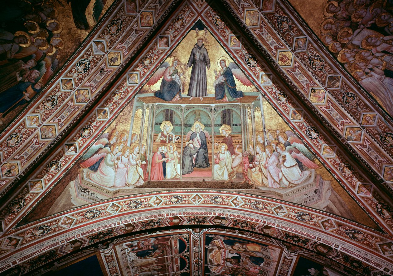 Allegoria kuuliaisuudesta (Fresko tekijältä Giotto (c.1266 1337)