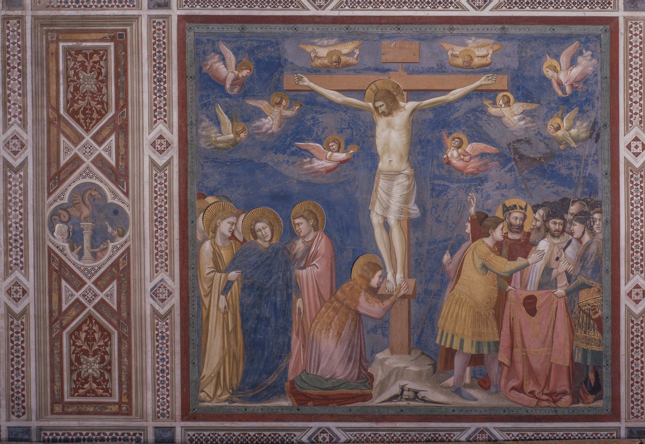 Ristiinnaulitseminen (Crocifissione), Giotto tekijältä Giotto (c.1266 1337)
