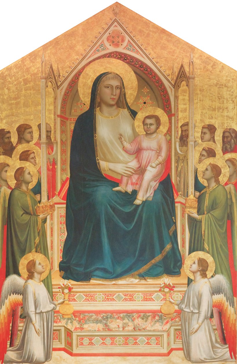 Pyhäinpäivä Madonna kruunattuna tekijältä Giotto