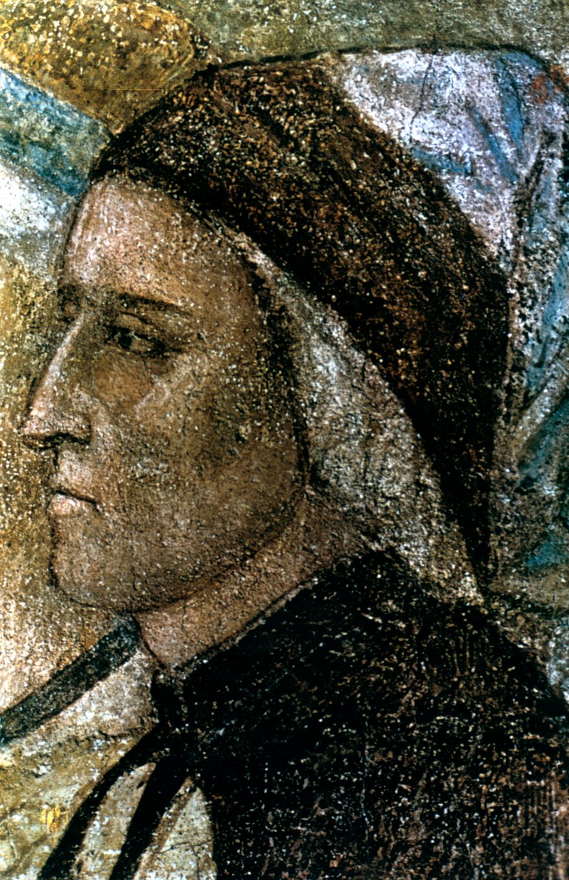 Dante Alighierin muotokuva, c1287-1337 tekijältä Giotto di Bondone