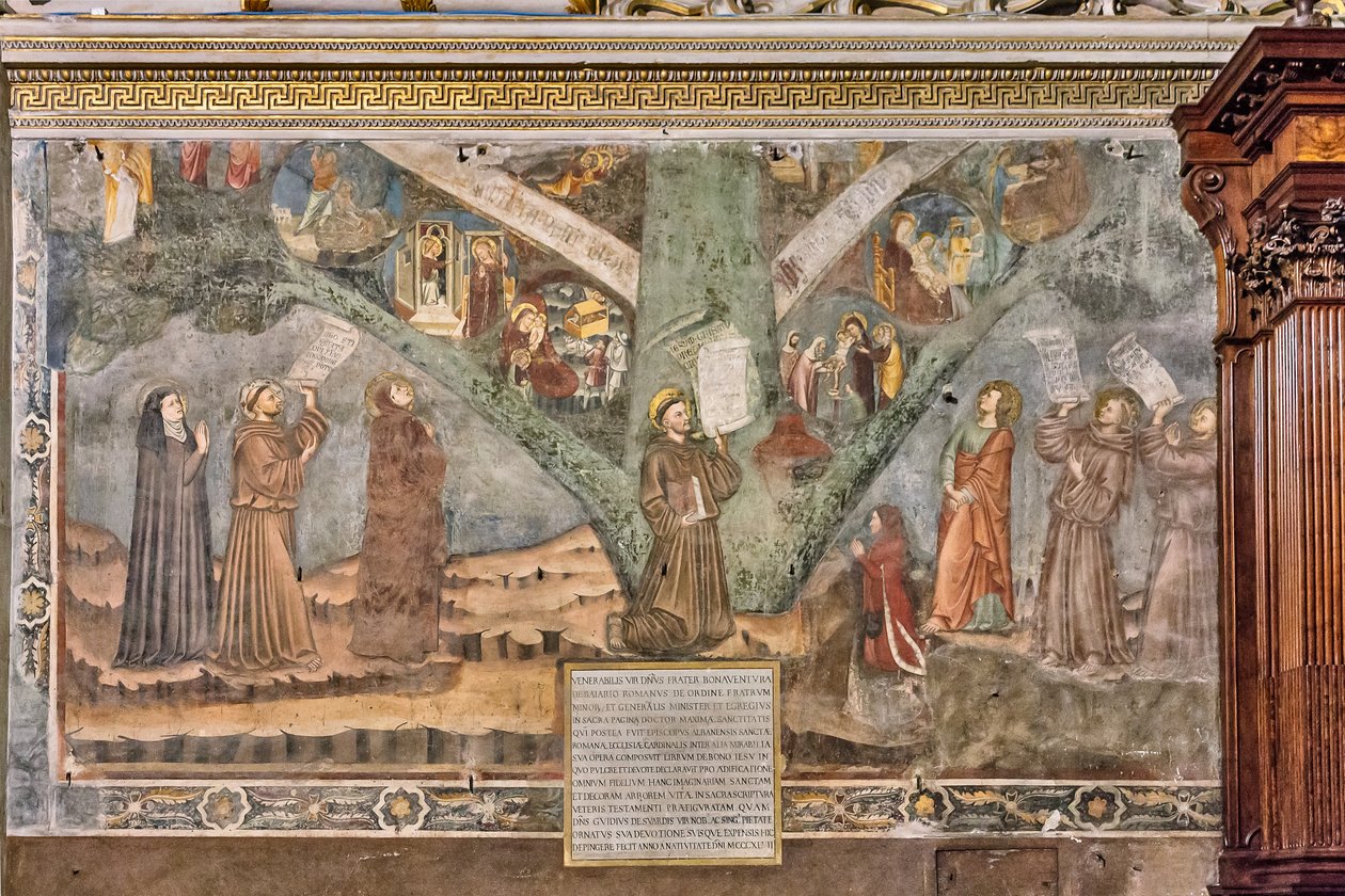 Elämän puu, oikea poikki tekijältä Giotto di Bondone (style of)