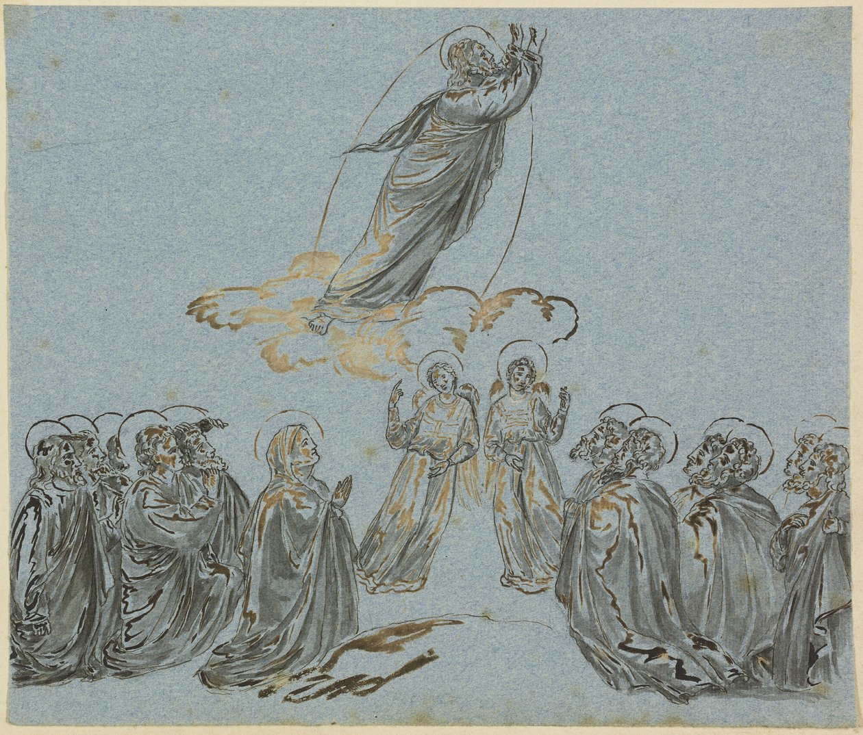 Kristuksen taivaaseenastuminen tekijältä Giotto di Bondone