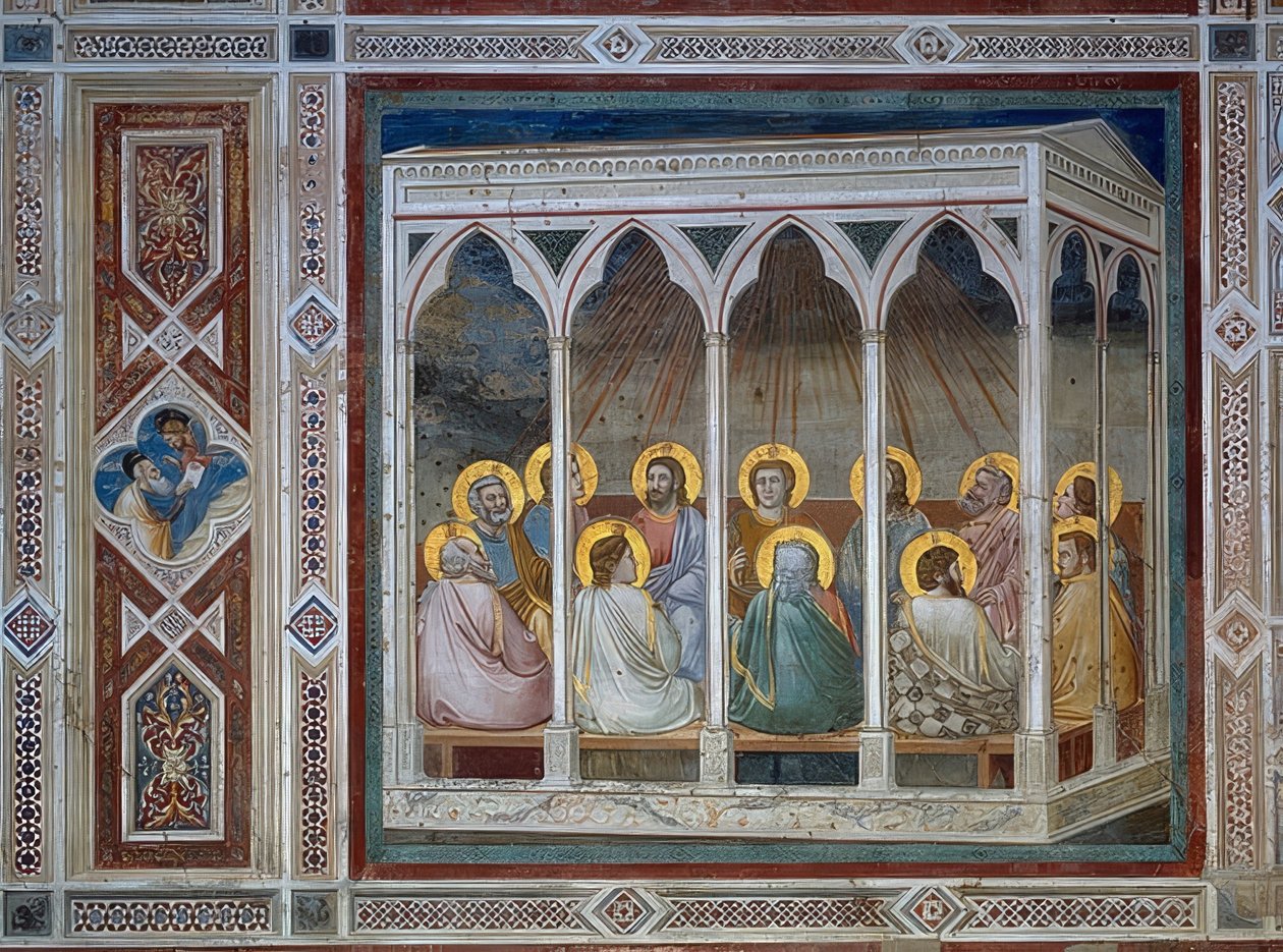 Helluntai. 1303-05 tekijältä Giotto di Bondone