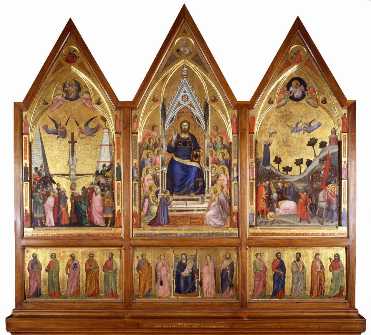Stefaneschin triptyykki, n. 1320 (tempera paneelissa) tekijältä Giotto di Bondone