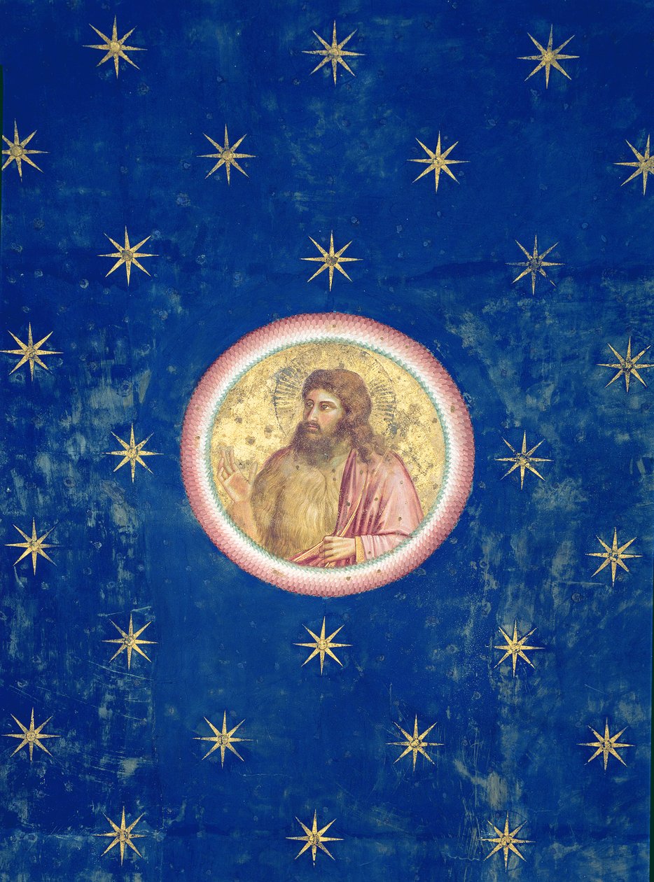 Profeetta Johannes Kastaja kattoholvista, n. 1305 tekijältä Giotto di Bondone