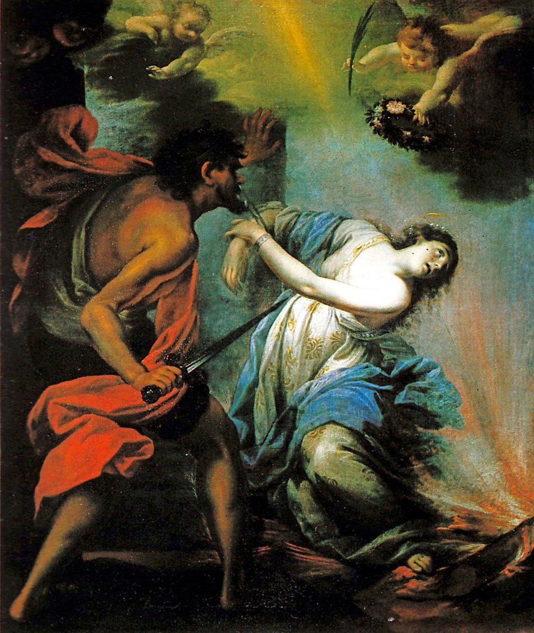 Martirio di Santa Lucia tekijältä Giovan Camillo Ciabilli