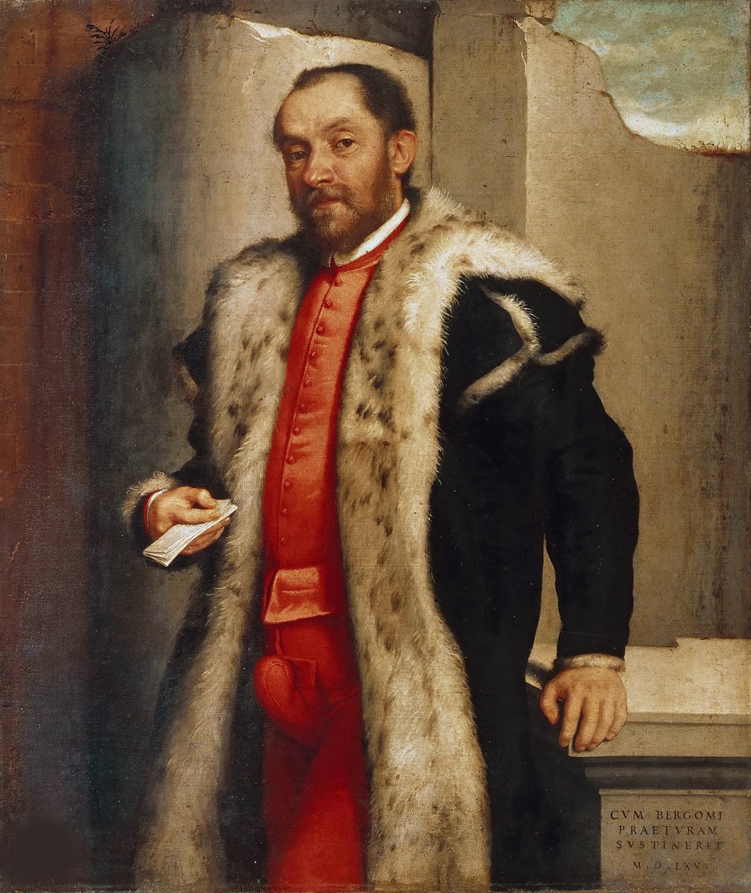 Antonio Navageron muotokuva, 1565. tekijältä Giovan Battista Moroni
