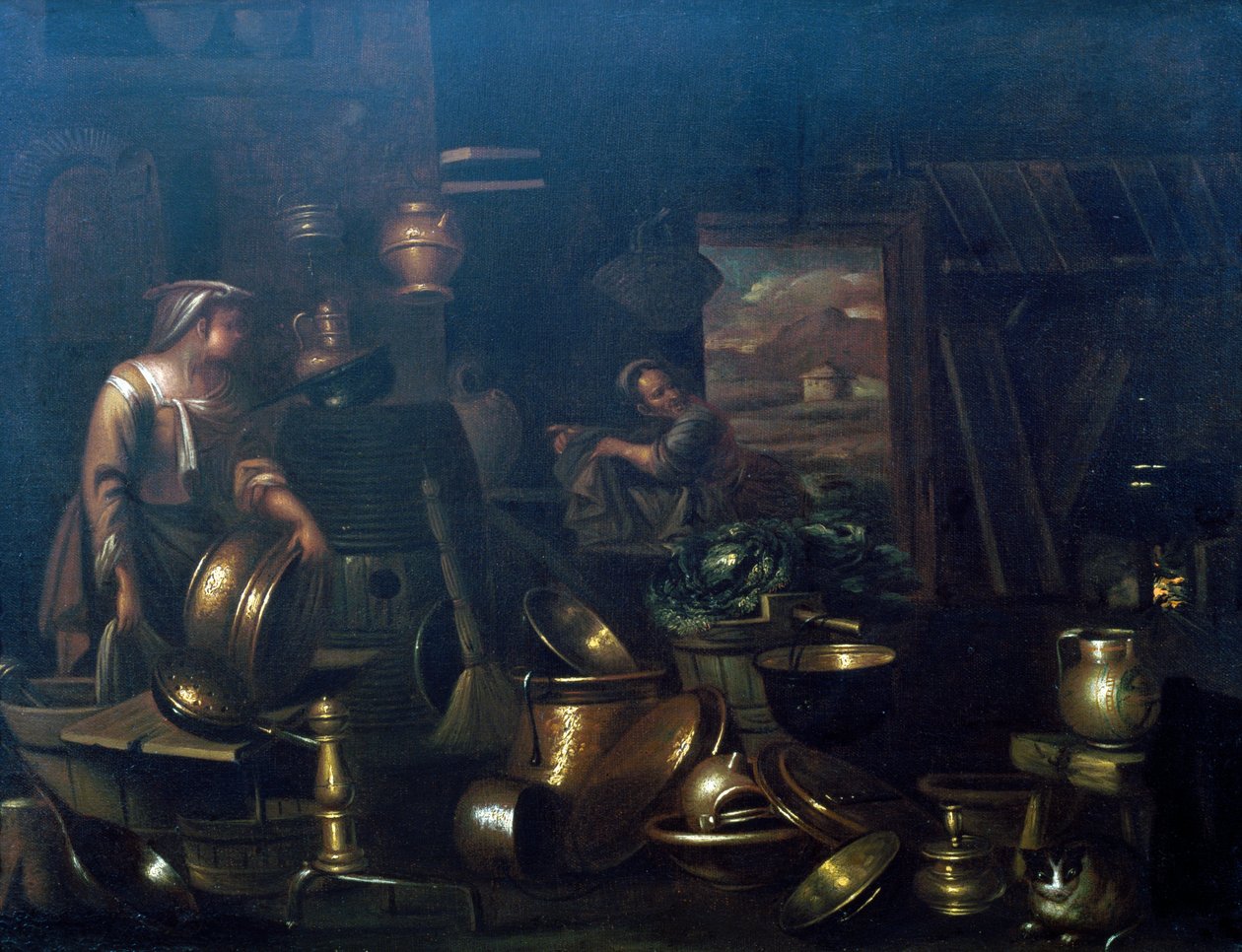 Sisäkeittiö, kirjoittanut Gian Domenico Valentino (1630-1708) tekijältä Giovan Domenico Valentino