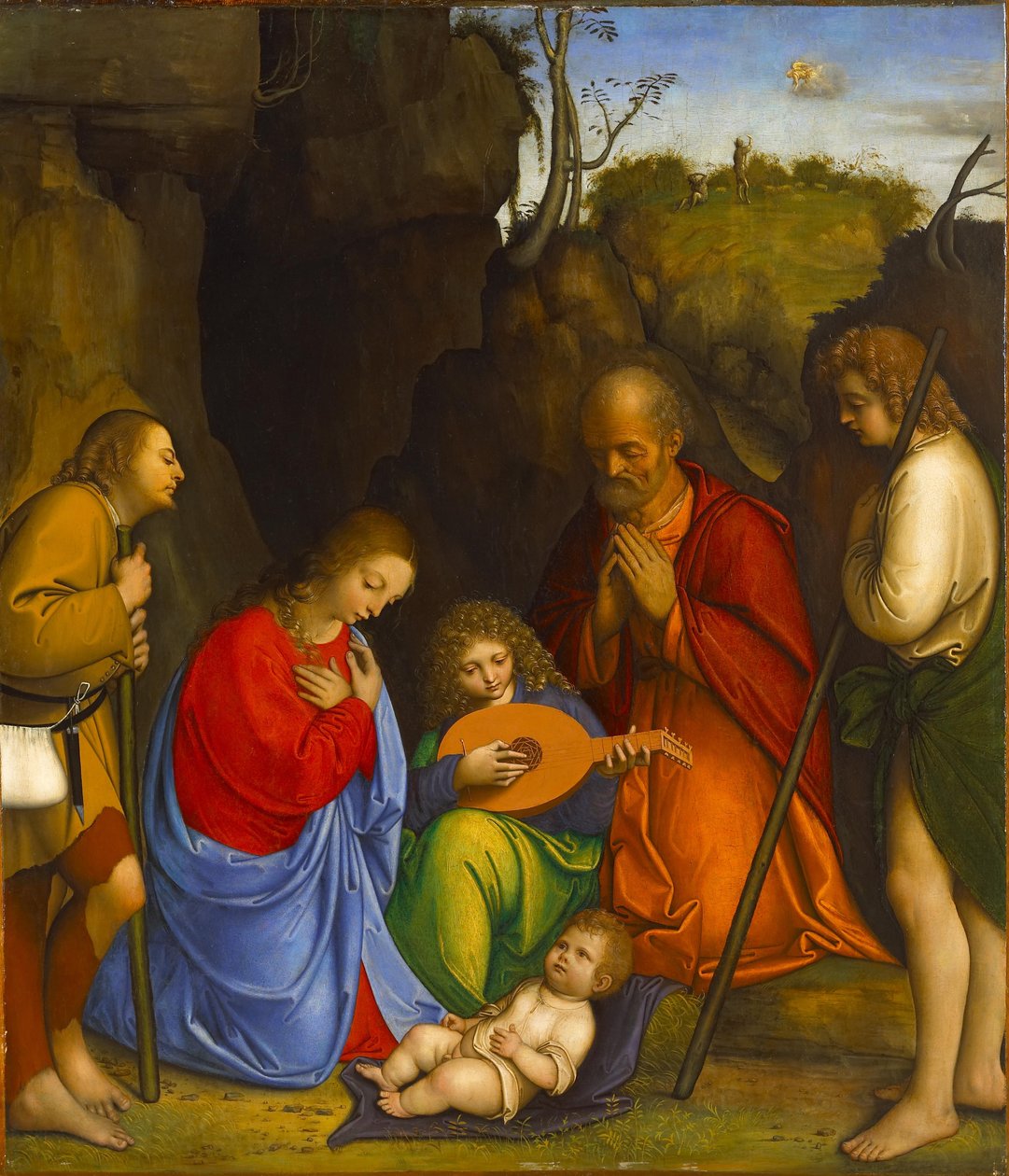 Paimenten palvonta tekijältä Giovanni Agostino da Lodi