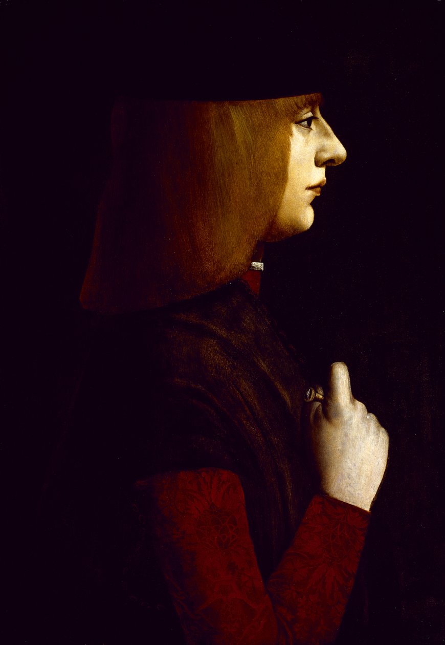 Nuoren miehen muotokuva, n. 1500 tekijältä Giovanni Ambrogio de Predis