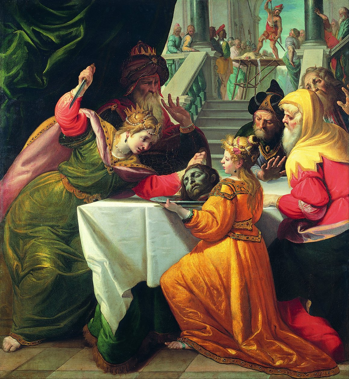 Herodias esitteli Salomen kastajan pään tekijältä Giovanni Andrea Ansaldo