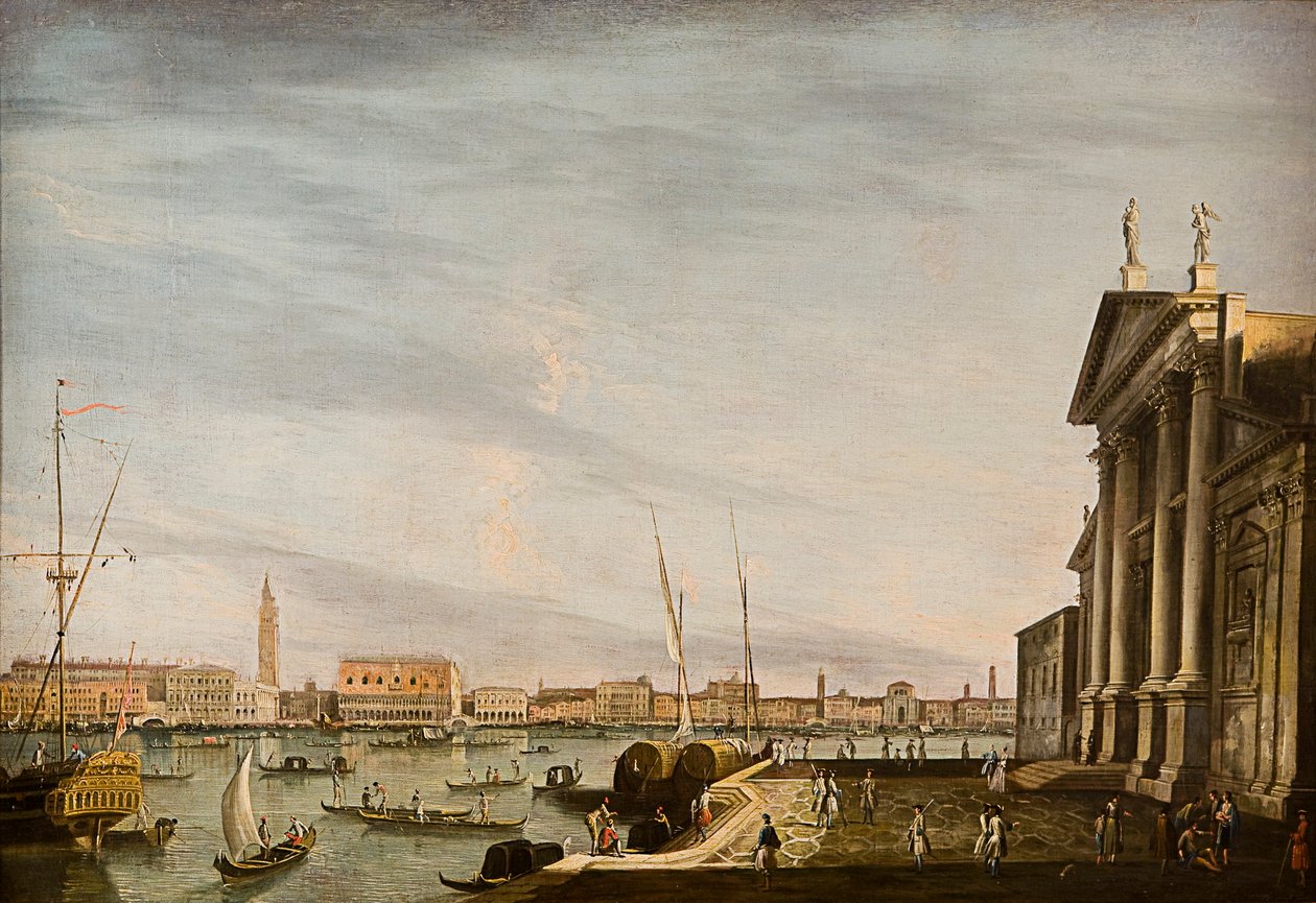 Benetke, San Giorgio Maggiore tekijältä Giovanni Antonio Canal