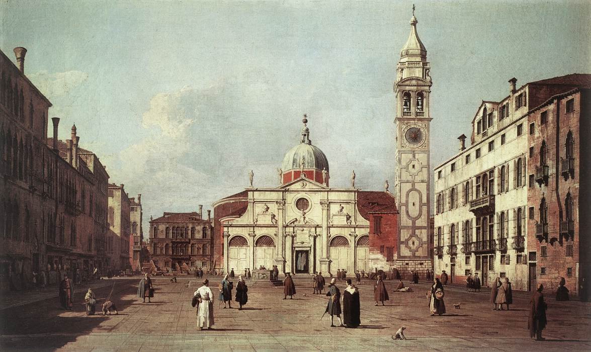 Campo Santa Maria Formosa tekijältä Giovanni Antonio Canal