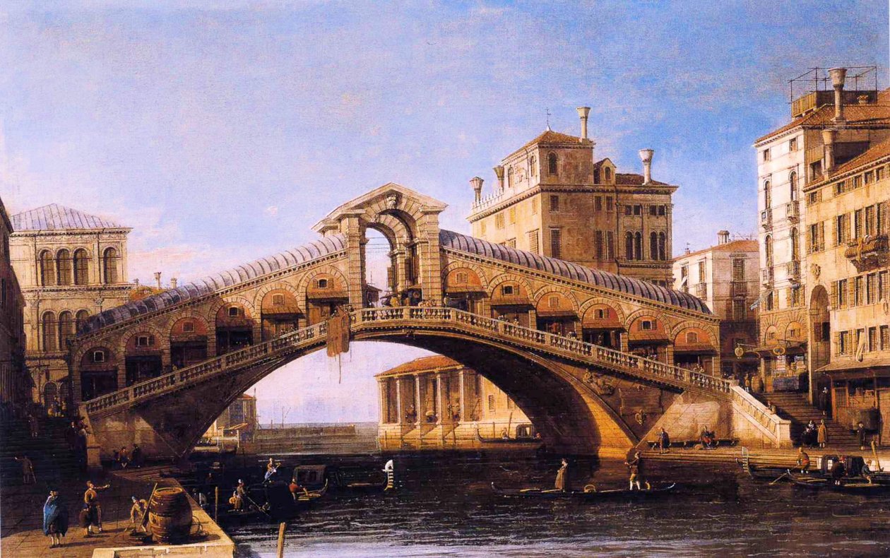Rialton sillan Capriccio ja Lagoon Beyond.JPG tekijältä Giovanni Antonio Canal