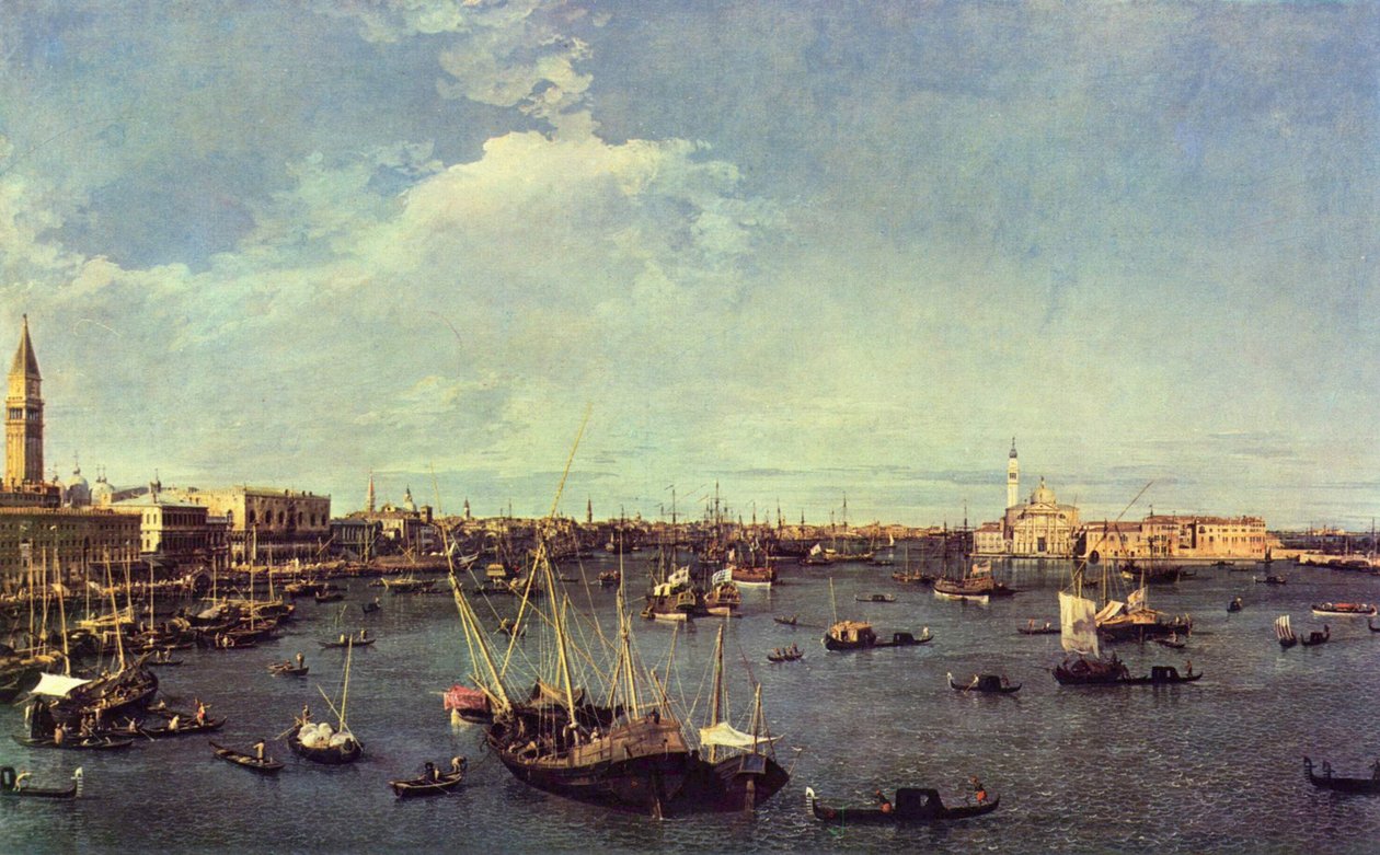 San Marcon satama tekijältä Giovanni Antonio Canal