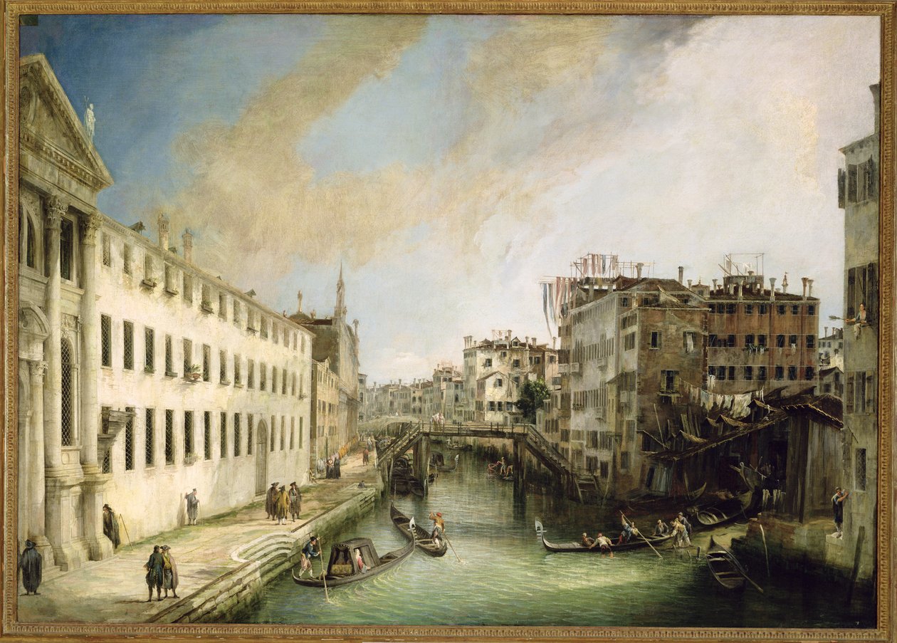 Rio dei Mendicanti, 1724 tekijältä Giovanni Antonio Canal