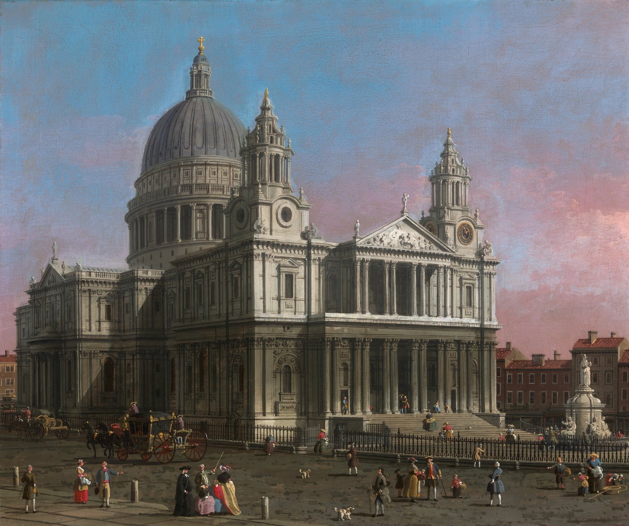 Pyhän Paavalin katedraali, 1754 tekijältä Giovanni Antonio Canal