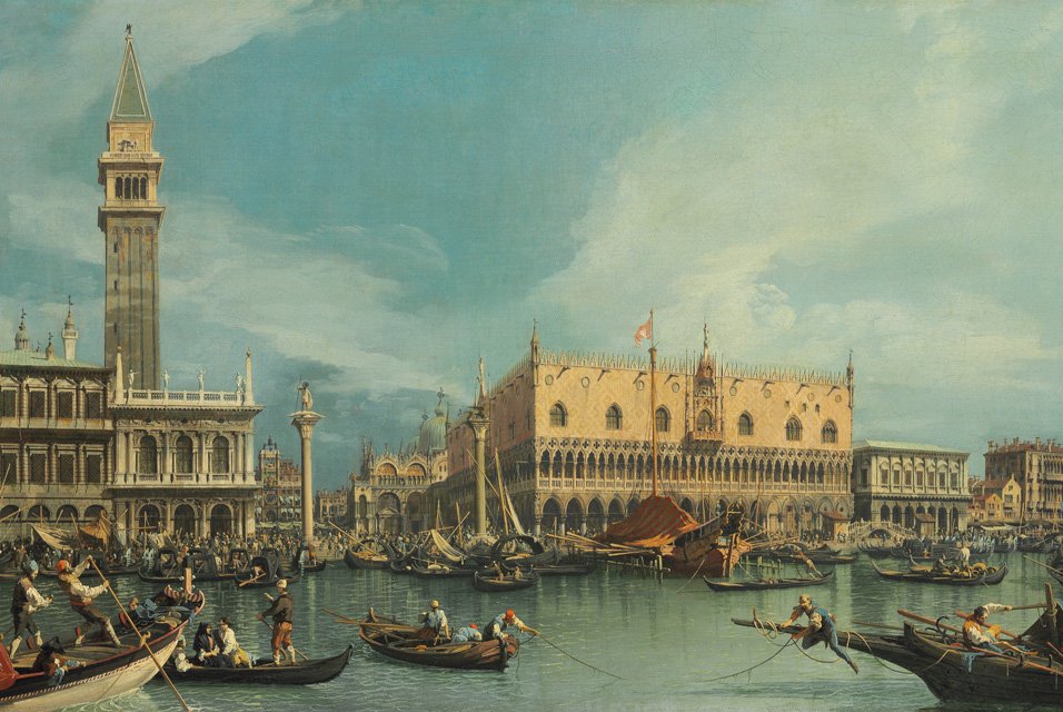 Molo, Venetsia, Bacino di San Marcosta tekijältä Giovanni Antonio Canal