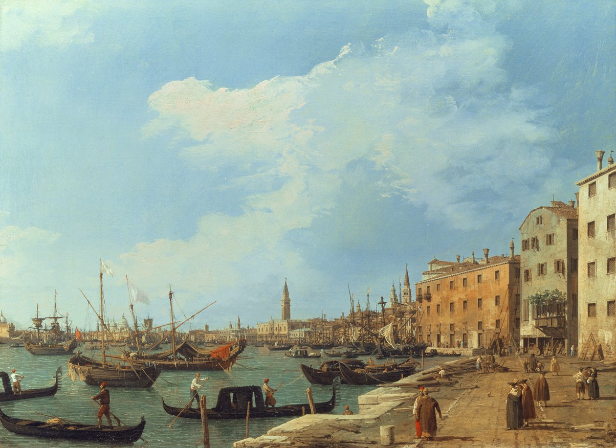 Riva Degli Schiavoni, 1724-30 tekijältä Giovanni Antonio Canal
