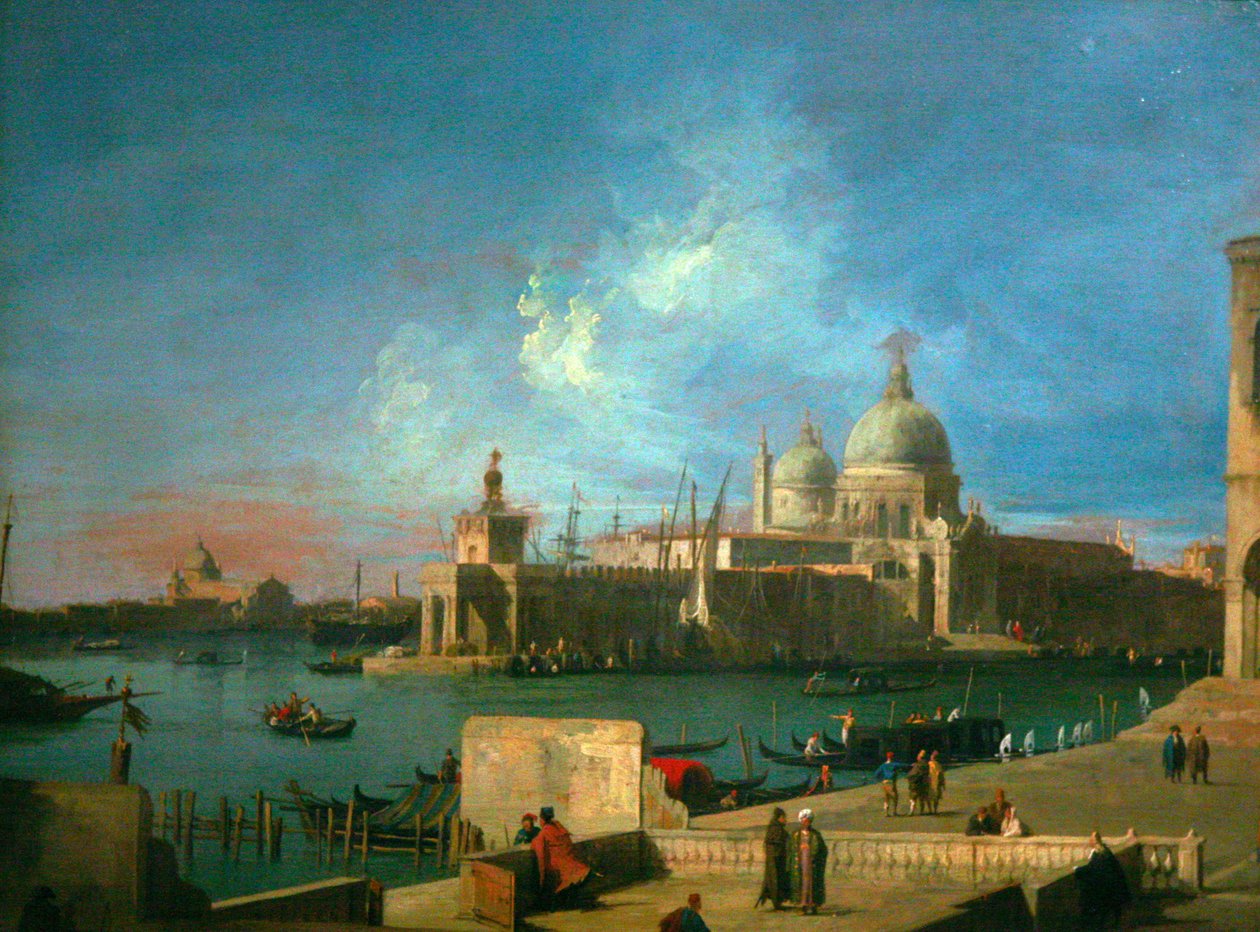 Näkymä Santa Maria della Saluteen tekijältä Giovanni Antonio Canal