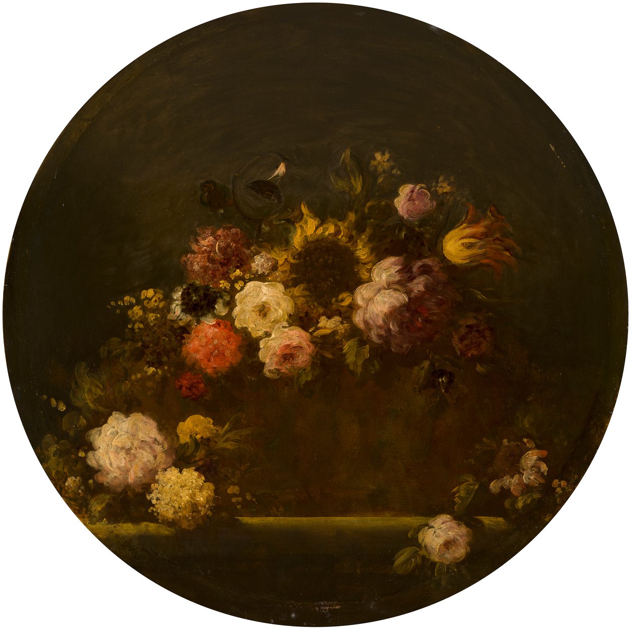 Bloemen in een vaas tekijältä Giovanni Antonio Pellegrini