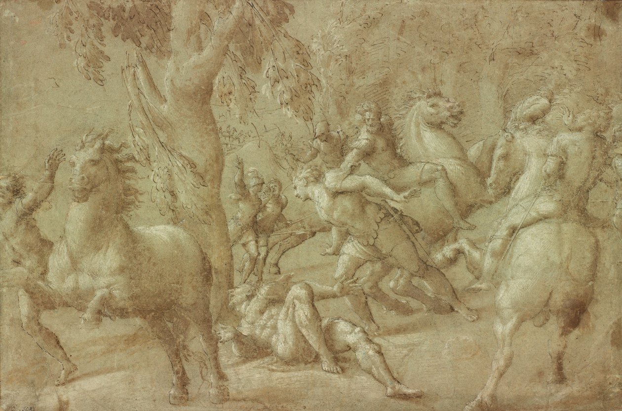 Pyhän Paavalin kääntyminen tekijältä Giovanni Antonio Sacchis