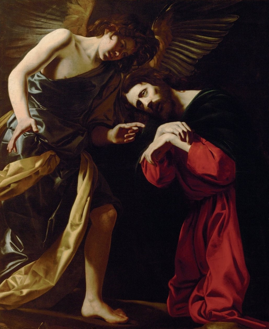 Kristus Öljymäellä (Kristuksen kuolemanpelko) tekijältä Giovanni Battista Caracciolo