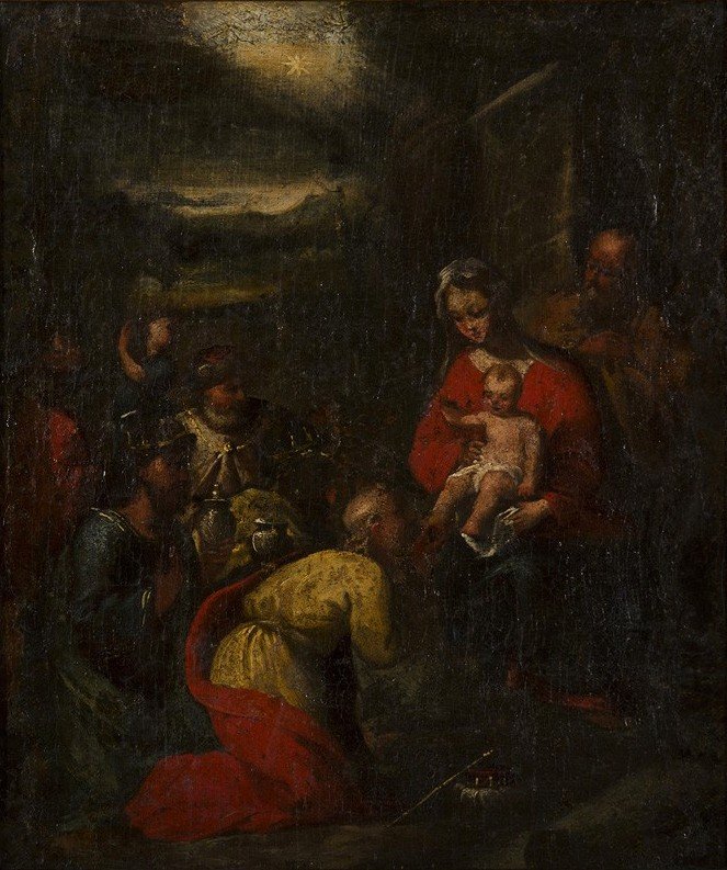 Maagien palvominen tekijältä Giovanni Battista Carlone