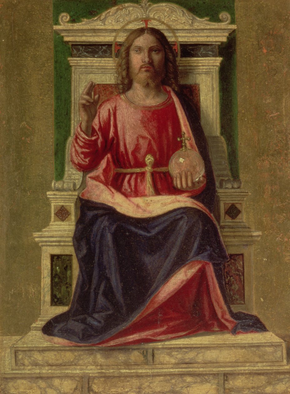 Kristus istui, noin 1505 tekijältä Giovanni Battista Cima da Conegliano