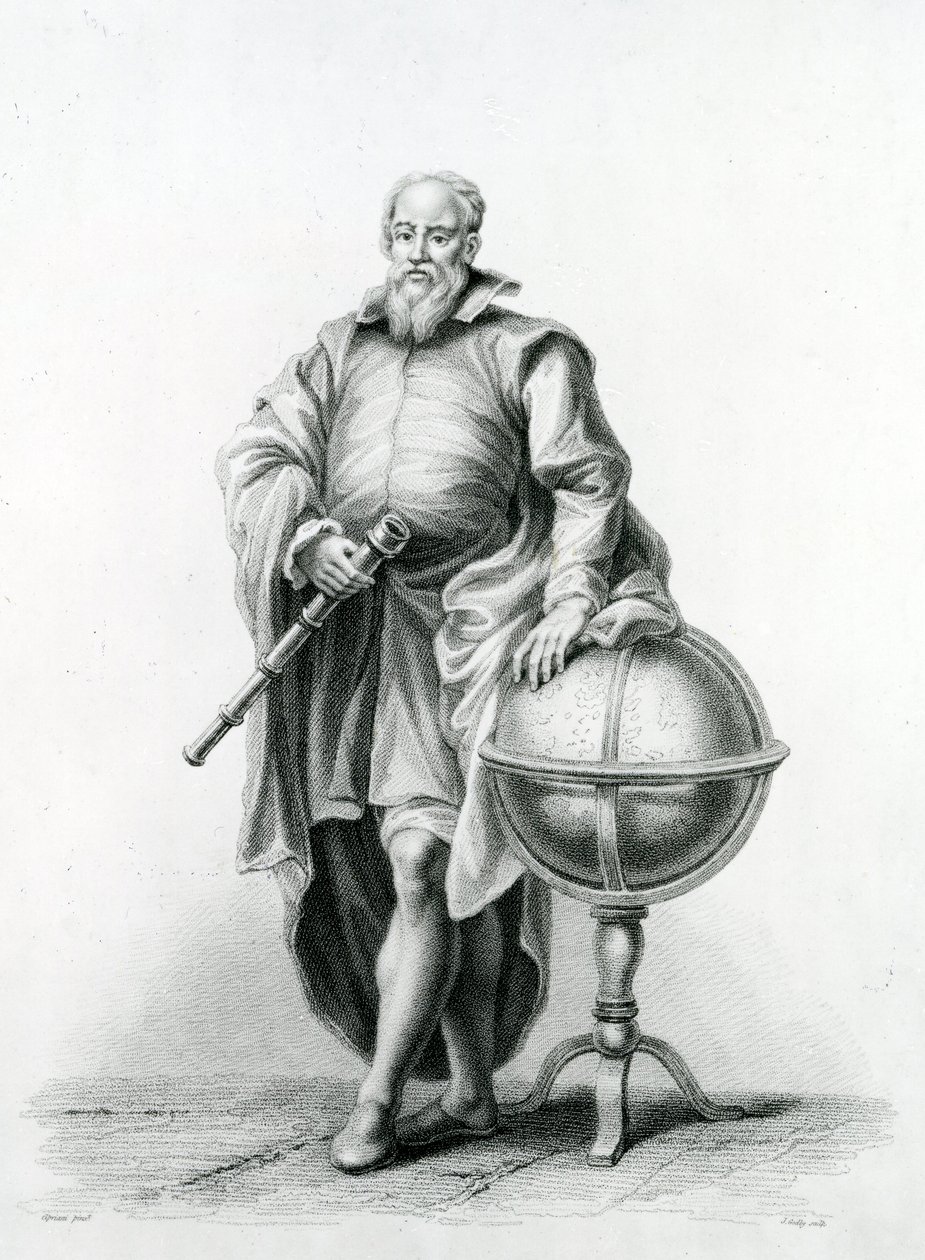 Muotokuva Galileo Galileista (1564-1642), 1815 tekijältä Giovanni Battista Cipriani