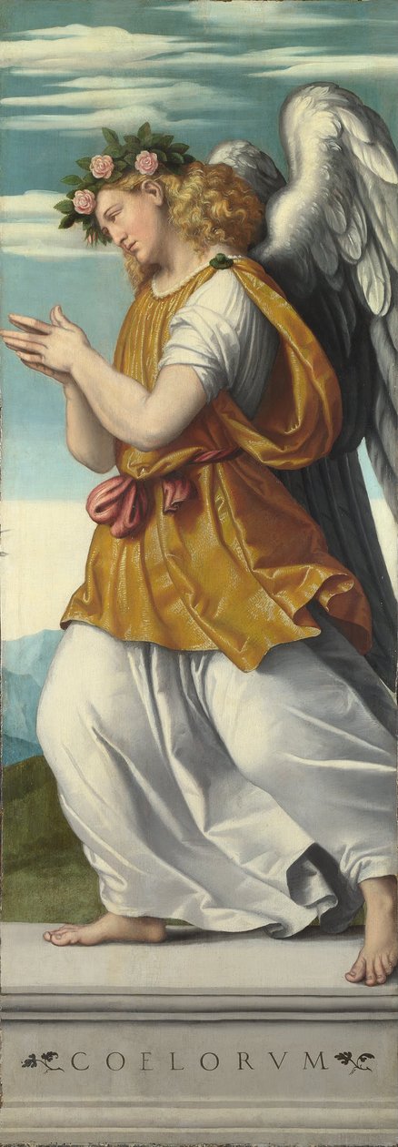 Enkeli (paneeli) tekijältä Giovanni Battista Moroni