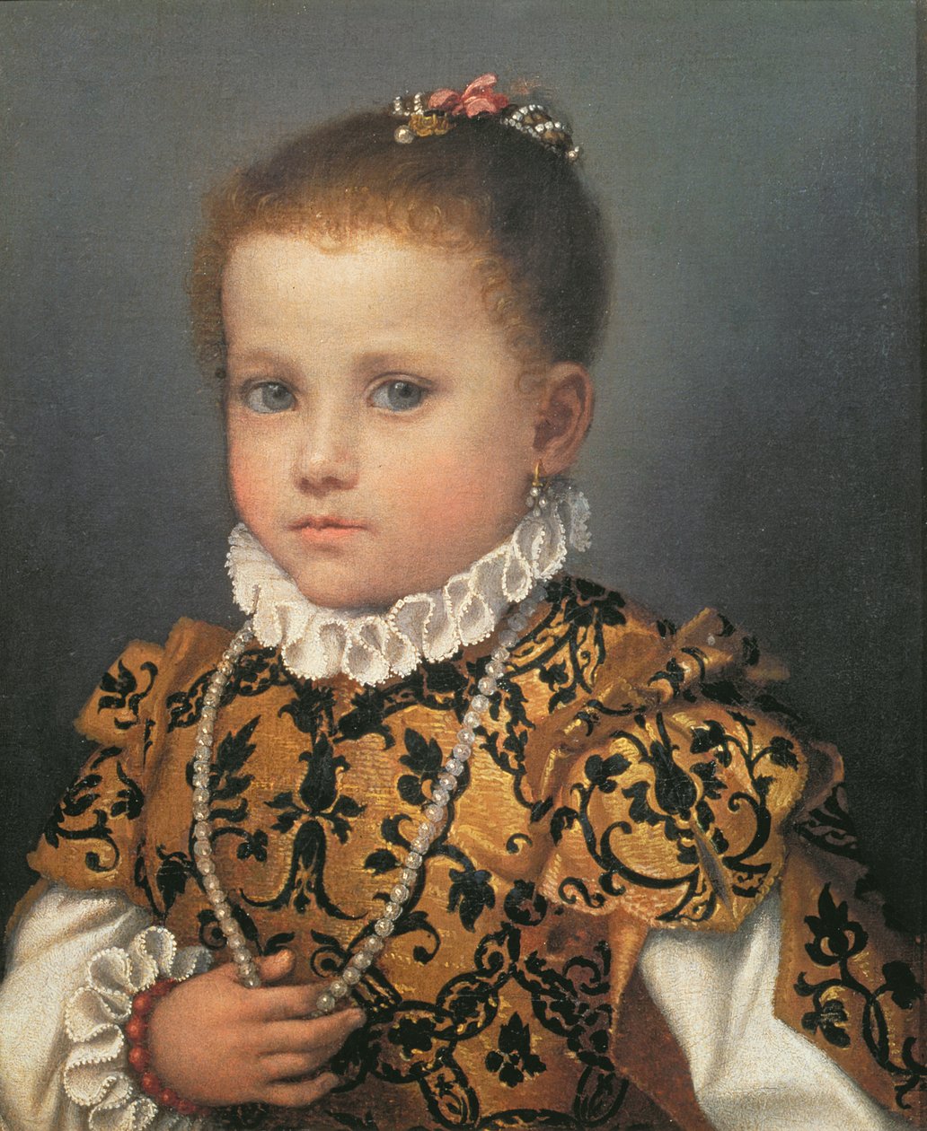 Nuoren tytön muotokuva tekijältä Giovanni Battista Moroni