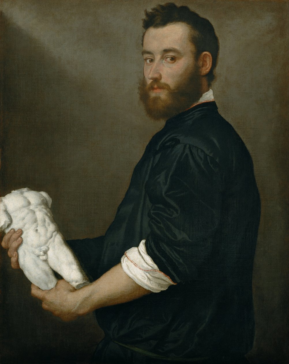 Kuvanveistäjä Alessandro Vittoria tekijältä Giovanni Battista Moroni