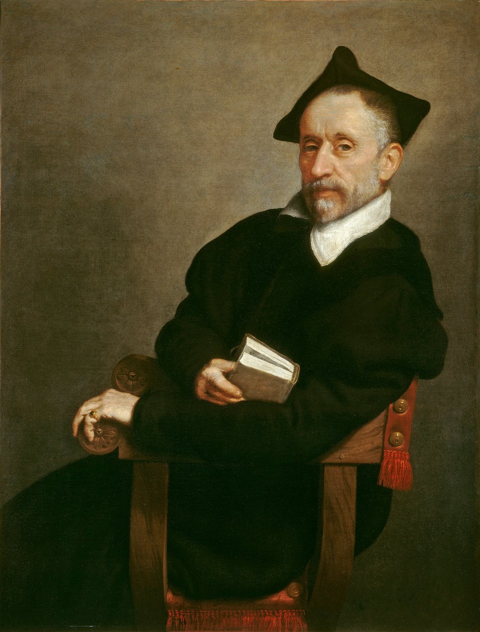 Titianin koulumestari, n. 1575 tekijältä Giovanni Battista Moroni