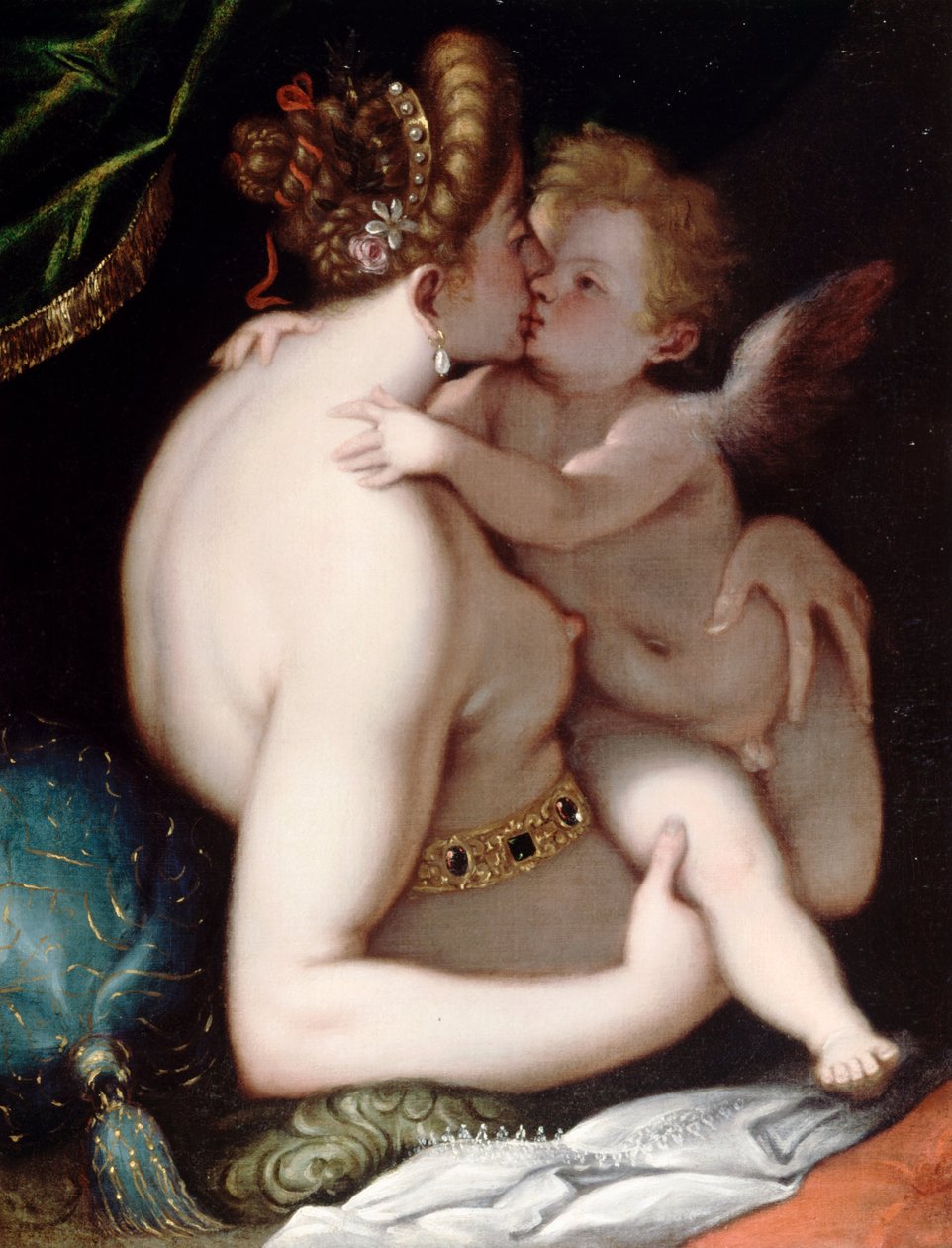 Venus ja Amor tekijältä Giovanni Battista Paggi