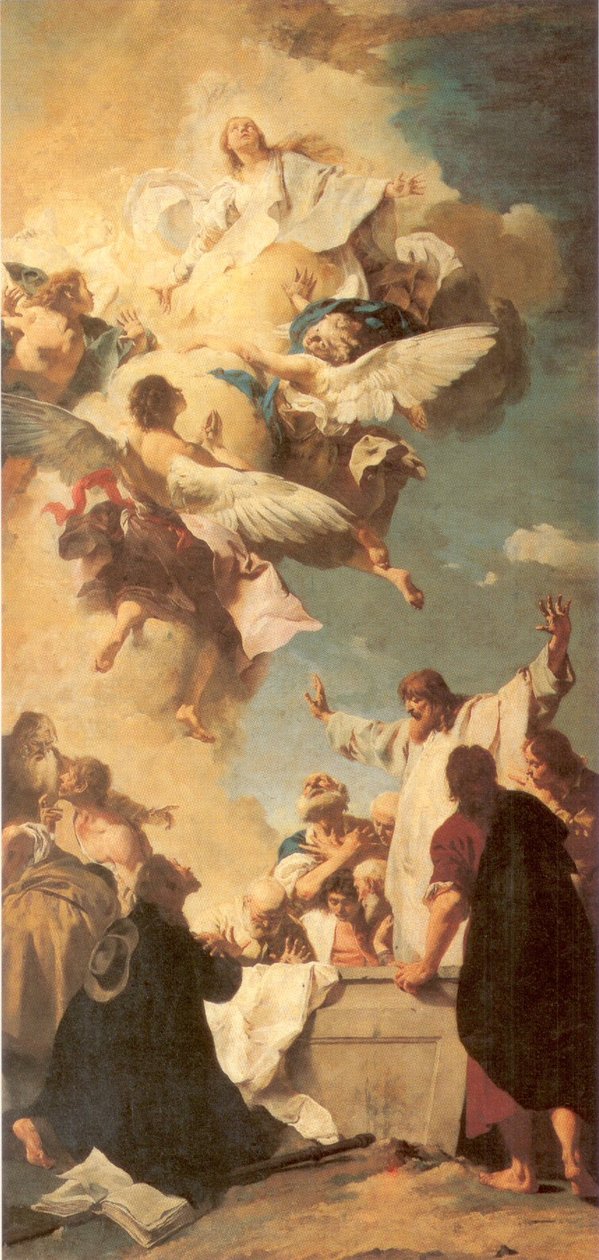 Marian taivaaseenastuminen tekijältä Giovanni Battista Piazzetta