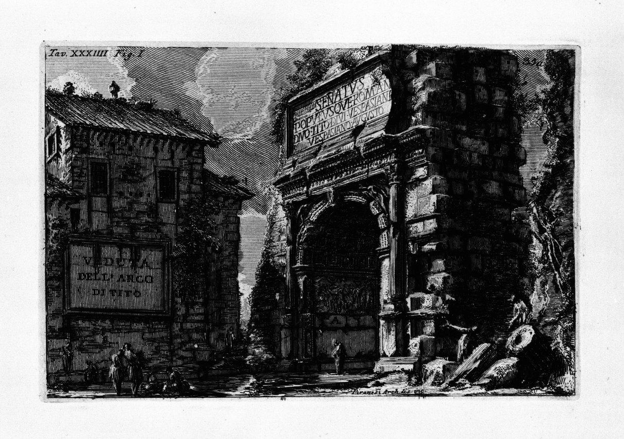 Tituksen kaari tekijältä Giovanni Battista Piranesi