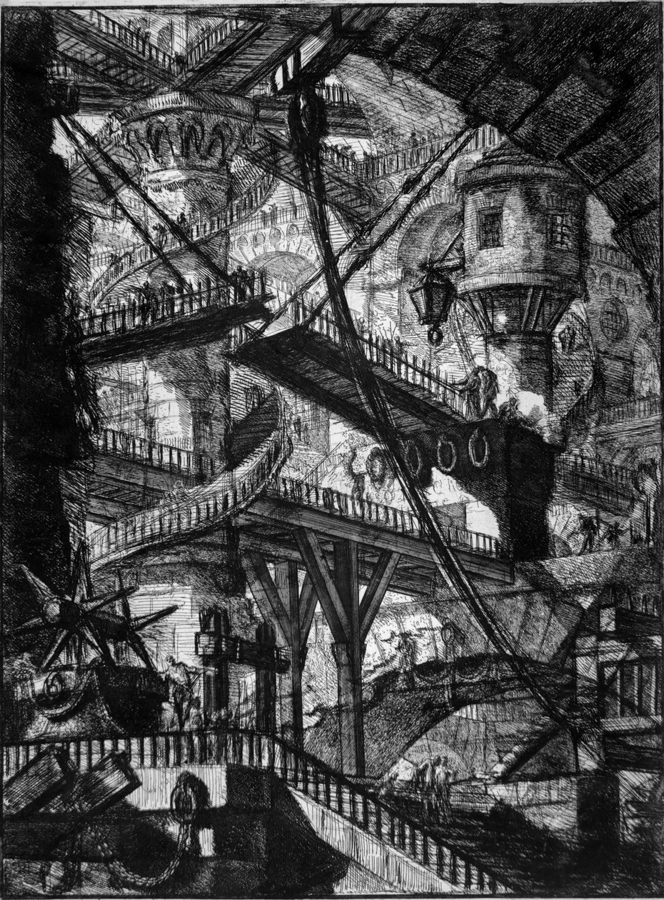 Carceri. Kansio 7 tekijältä Giovanni Battista Piranesi