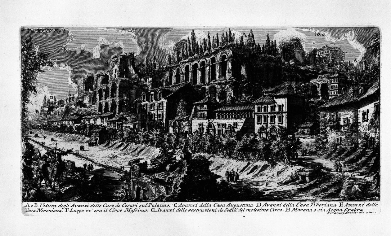 Domus Augustana tekijältä Giovanni Battista Piranesi