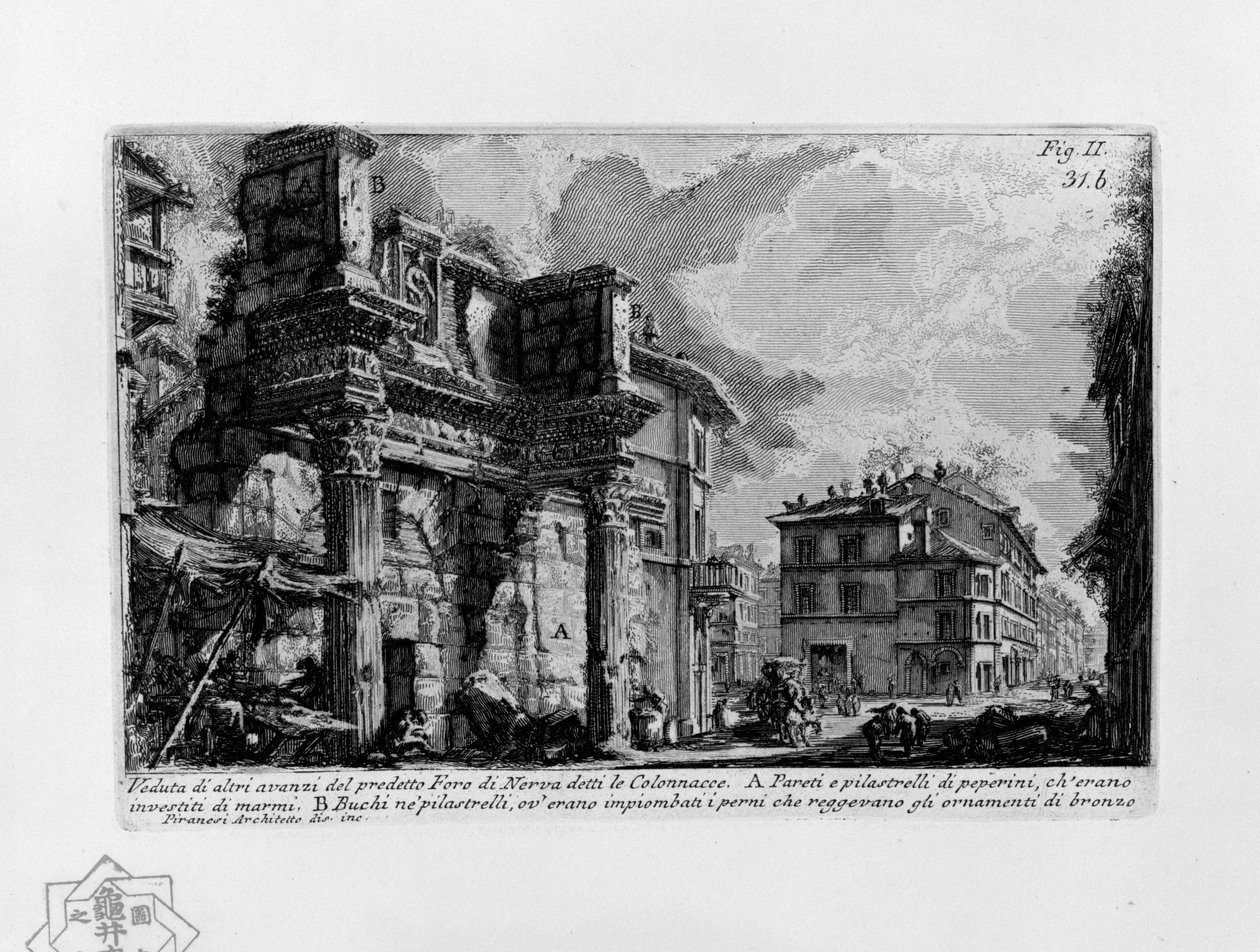 Forum Nervae tekijältä Giovanni Battista Piranesi