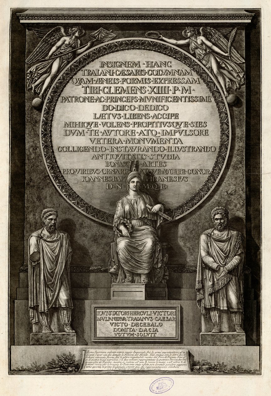 Frontespiisi tekijältä Giovanni Battista Piranesi