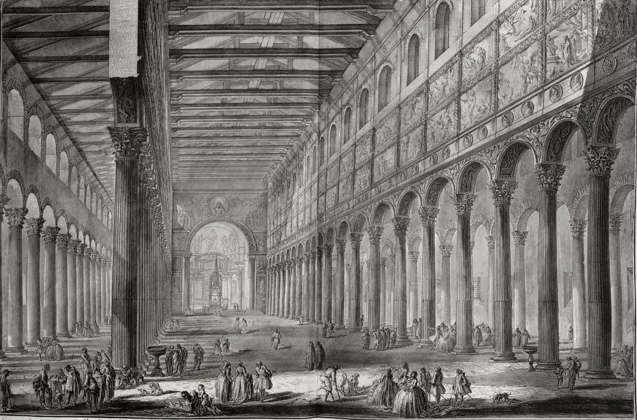 San Paolo Fuori le Muran basilikan sisustus Roomassa, 