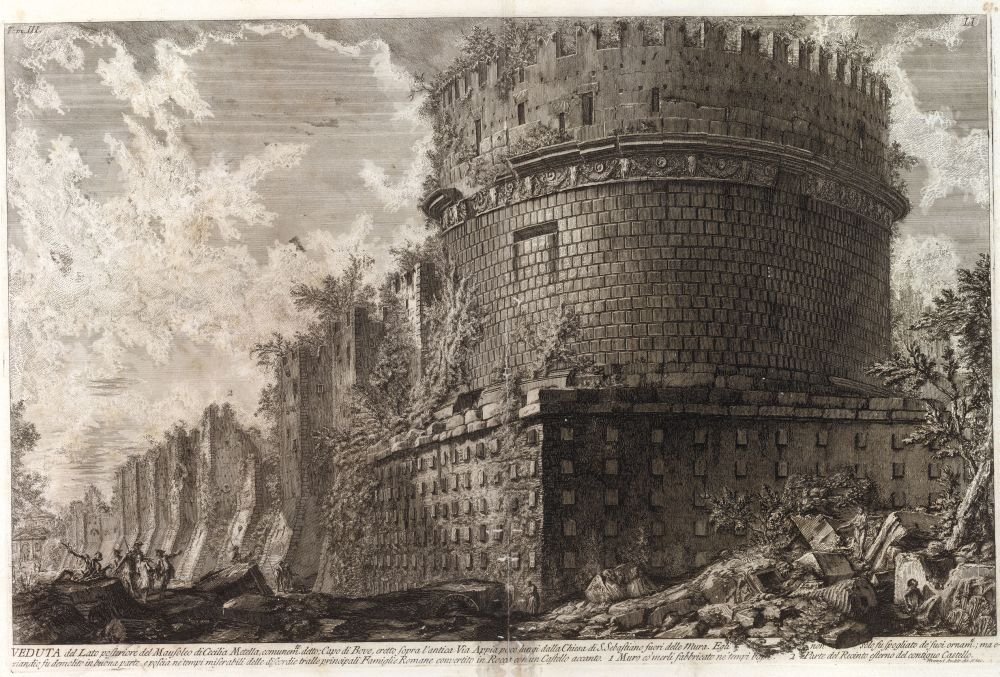Le Antichita romane, tomo III, prancha LI tekijältä Giovanni Battista Piranesi
